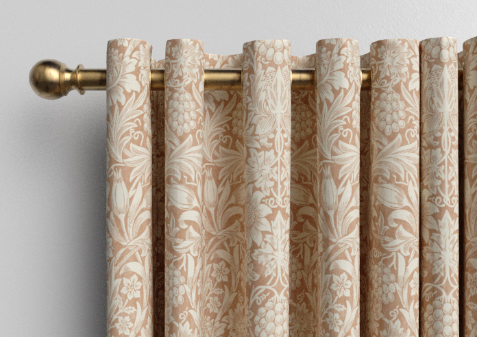 William Morris Sunflower, Madder - Made to Measure Curtains - Image 12
